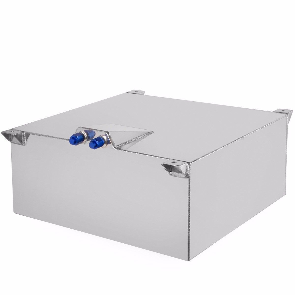 20 Gallon Lightweight Polished Aluminum Race Drift Fuel Cell Tank with Sensor