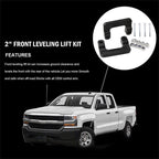 2" Leveling Kit Fit for 2007-2018 Chevy/GMC 1500 | 07-21 SUV - 1307 Black