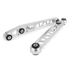 Silver Rear Lower Control Arm Subframe Brace Tie Bar For Honda Civic 96-00 EK US