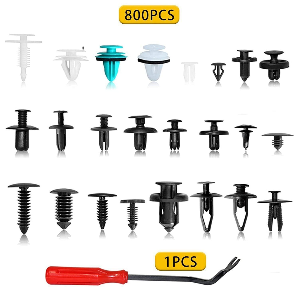 Car Retainer Clips Fasteners Cars Body Kits 801 PCS Car Door Panel Trim Clips