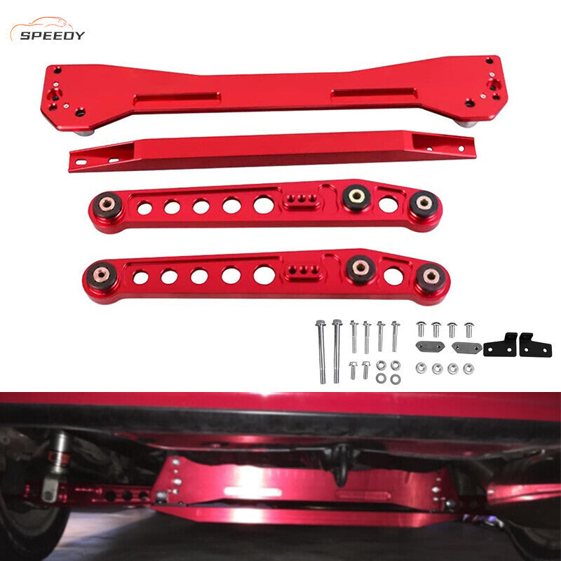 Rear Lower Control Arm Tie Bar Subframe Brace Fi for Honda Civic EK 1996-2000 US