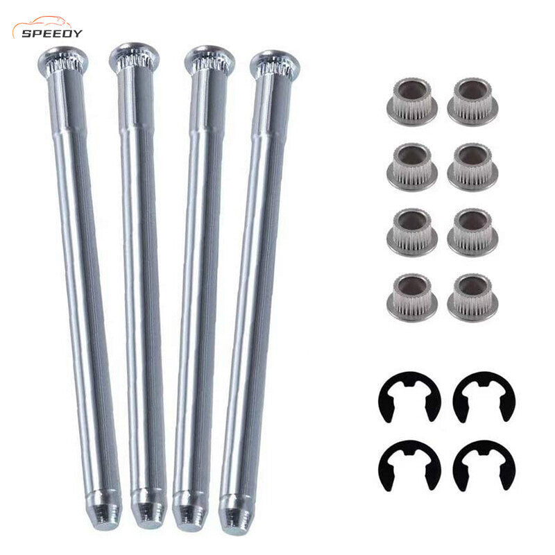 Door Hinge Pins and Bushing Kit 2 Door 4 Pin Fit for 94 - 04 Chevy S10 GMC S15 S