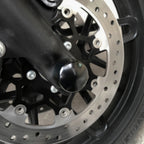 1 Pair Thick Cut Front Axle Cap Nut Covers For Harley Davidson Road king Special