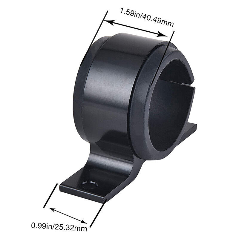 Inline 100 Micron Fuel Filter 6AN 8AN 10AN Adapter 50MM+ Mount Bracket Universal