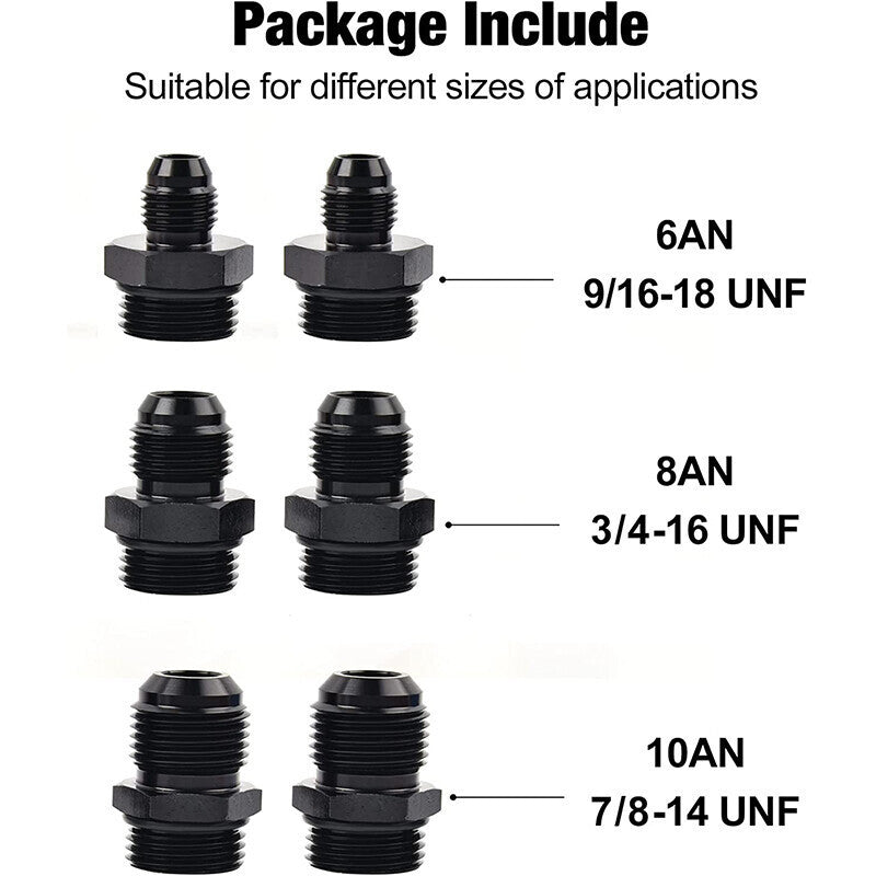 Inline 100 Micron Fuel Filter 6AN 8AN 10AN Adapter 50MM+ Mount Bracket Universal