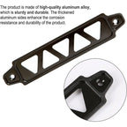 Car Battery Tie Down Mount Bracket Brace Bar Universal Aluminum with Bolts Black