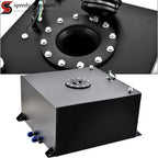 8 GALLON ALUMINUM RACING/DRIFTING FUEL CELL GAS TANK+LEVEL SENDER CAP NEW