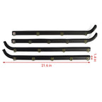 Door Window Seal Belt Weatherstrip 4 Piece Fit For 1987-97 Ford F150 F250 F350