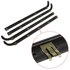Door Window Seal Belt Weatherstrip 4 Piece Fit For 1987-97 Ford F150 F250 F350
