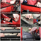 Door Window Seal Belt Weatherstrip 4 Piece Fit For 1987-97 Ford F150 F250 F350