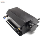 Black Universal 2L Coolant Radiator Overflow Tank Expansion Reservoir Aluminum S