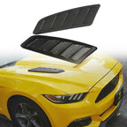 2X Air Flow Intake Hood Scoop Bonnet Vent Cover Universal Black Car Decorative