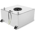 20 Gallon Lightweight Aluminum Race Drift Fuel Cell Tank+Level Sender Sliver