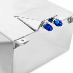 20 Gallon Lightweight Aluminum Race Drift Fuel Cell Tank+Level Sender Sliver