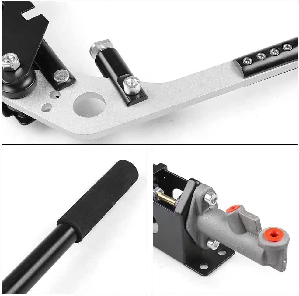 Universal Hydraulic Handbrake Drift Hydro E-Brake Racing Long Level Gear Black