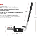 Universal Hydraulic Handbrake Drift Hydro E-Brake Racing Long Level Gear Black