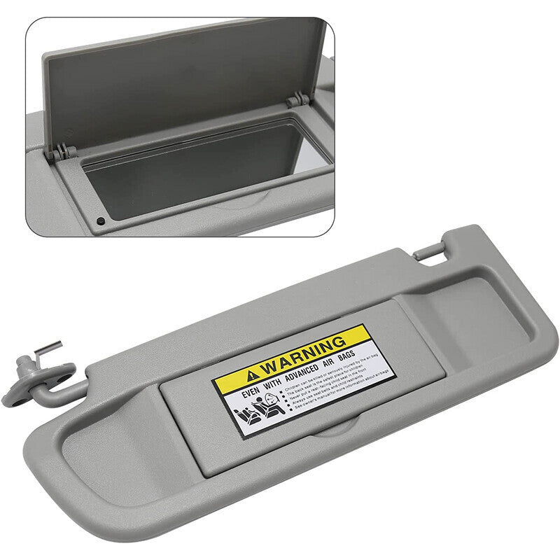 Left Driver Side Sun Visor for Honda Civic 2006-2011 Light Gray 83280-SNA-A01ZC