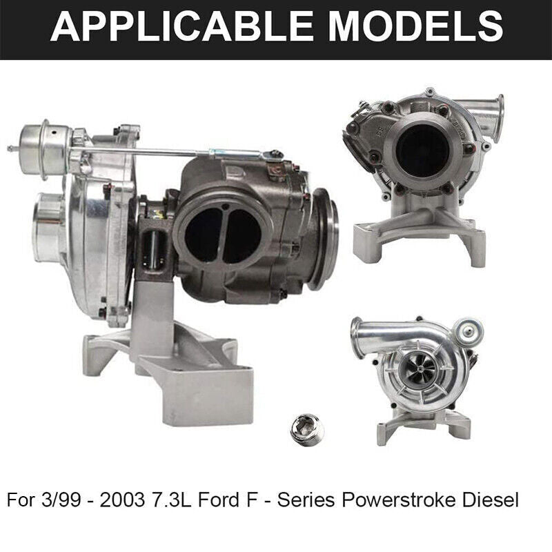 Turbo Pedestal+Bolts & Housing Fit For 1999-03 Ford Powerstroke Diesel 7.3L