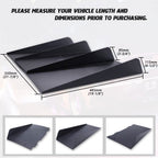 For New Edge Ford Mustang 4 Shark Fins Car Rear Bumper Lip Diffuser Splitter US