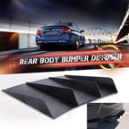 For New Edge Ford Mustang 4 Shark Fins Car Rear Bumper Lip Diffuser Splitter US