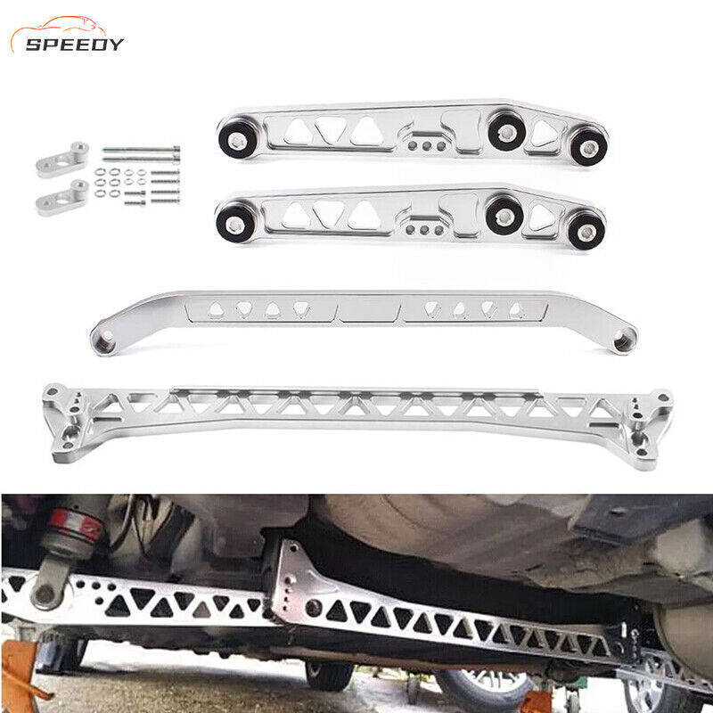 Rear Lower Control Arm Subframe Brace Tie Bar for 92-95 Honda Civic EG 94-01 Ac