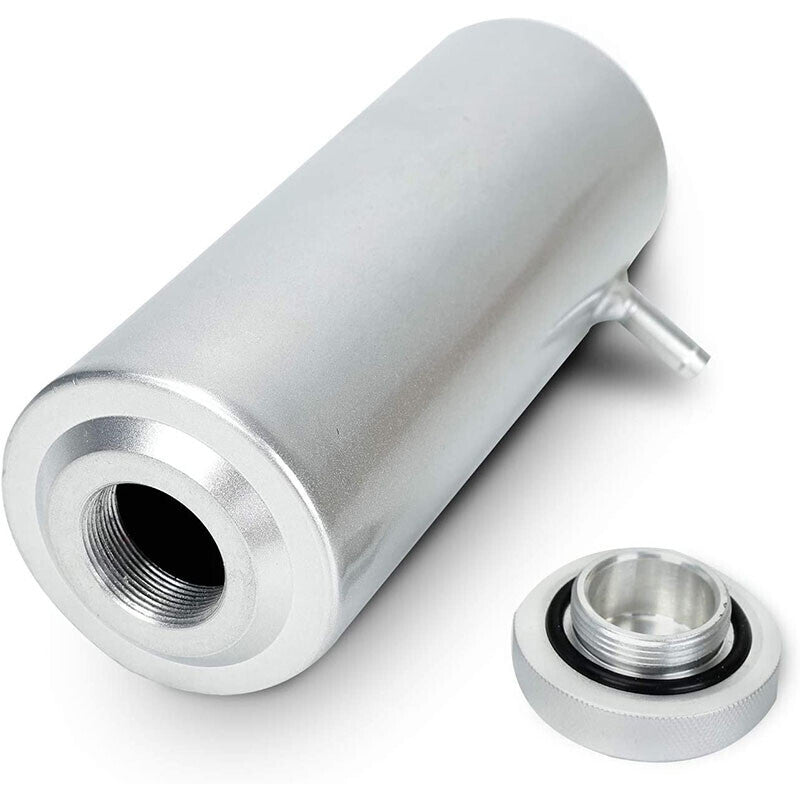 Coolant Overflow Tank Radiator Bottle Universal 800ml Aluminum with Hose Line US