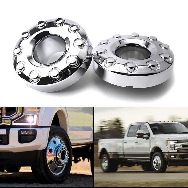 Wheel Center Hub Caps Dually 10 Lug For 05-17 Ford F450 F550 Super Duty 1 PAIR