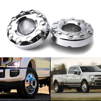 Wheel Center Hub Caps Dually 10 Lug For 05-17 Ford F450 F550 Super Duty 1 PAIR