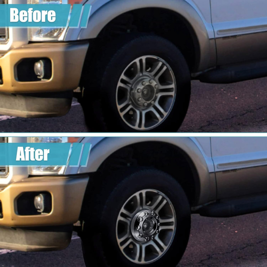 Wheel Center Hub Caps Dually 10 Lug For 05-17 Ford F450 F550 Super Duty 1 PAIR