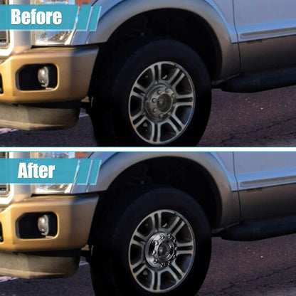 Wheel Center Hub Caps Dually 10 Lug For 05-17 Ford F450 F550 Super Duty 1 PAIR