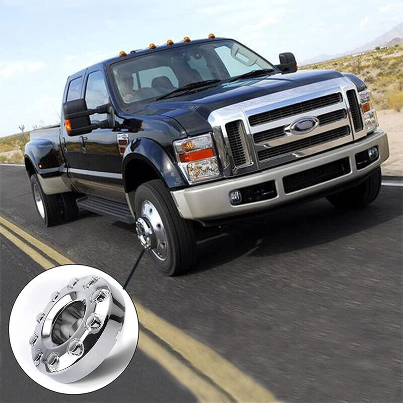 Wheel Center Hub Caps Dually 10 Lug For 05-17 Ford F450 F550 Super Duty 1 PAIR