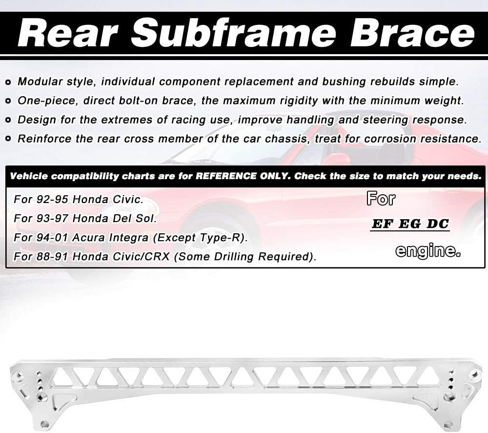 For 92-95 Honda Civic 94-01 Acura Integra Rear Lower Control Arms Subframe Brace
