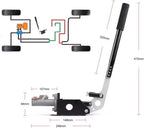 Universal Hydraulic Horizontal Drift E-Brake Racing Parking Handbrake Lever Gear