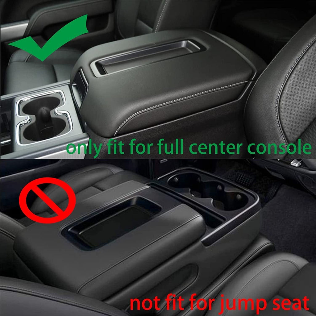 For 2015-2019 Chevrolet Suburban SILVERADO CENTER CONSOLE Armrest Lid Black