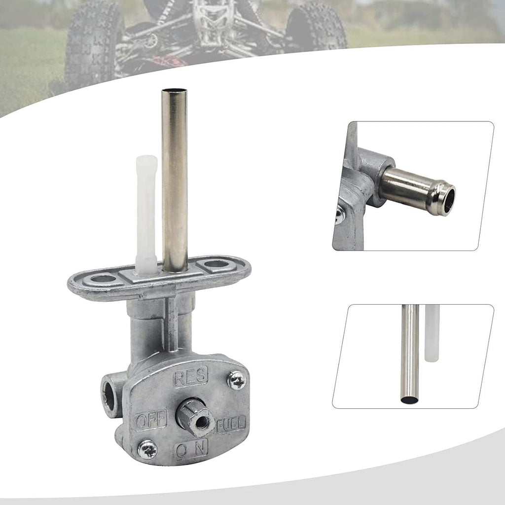 Fuel Valve Petcock & Lever Screw For Yamaha Grizzly Bruin YFM350, Grizzly YFM660