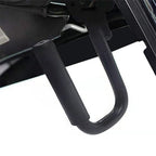 A Pair Front Grab Handles w/Black Rubber Grips Fit For Jeep Wrangler TJ 97-06