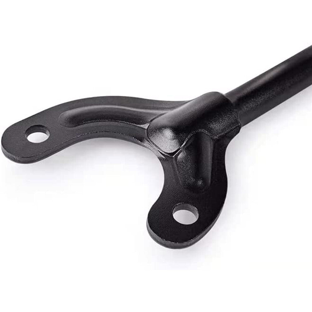A Pair Front Grab Handles w/Black Rubber Grips Fit For Jeep Wrangler TJ 97-06