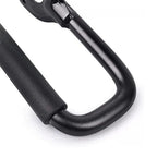 A Pair Front Grab Handles w/Black Rubber Grips Fit For Jeep Wrangler TJ 97-06