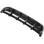 Universal Car Rear Bumper Lip Diffuser Lower Splitter Shark Fin 6 Wing
