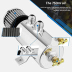 750ml 10AN Oil Catch Can Reservoir Tank & Breather Filter Baffled Kit Aluminum