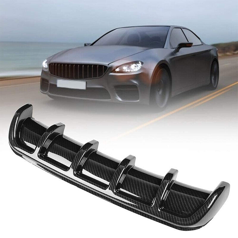 Car Rear Bumper Lip Diffuser Universal Car Shark Fin Spoiler Diffuser Lip 26"x5"