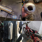 3"x10" Polished Stainless Steel Radiator Coolant Overflow Catch Puke Tank 32OZ