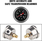 Adjustable Fuel Pressure Regulator Kit Oil 0-100psi Gauge -6AN Black