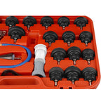 28pcs Radiator Pressure Tester Coolant Purge Refill Vacuum Cooling System Kit