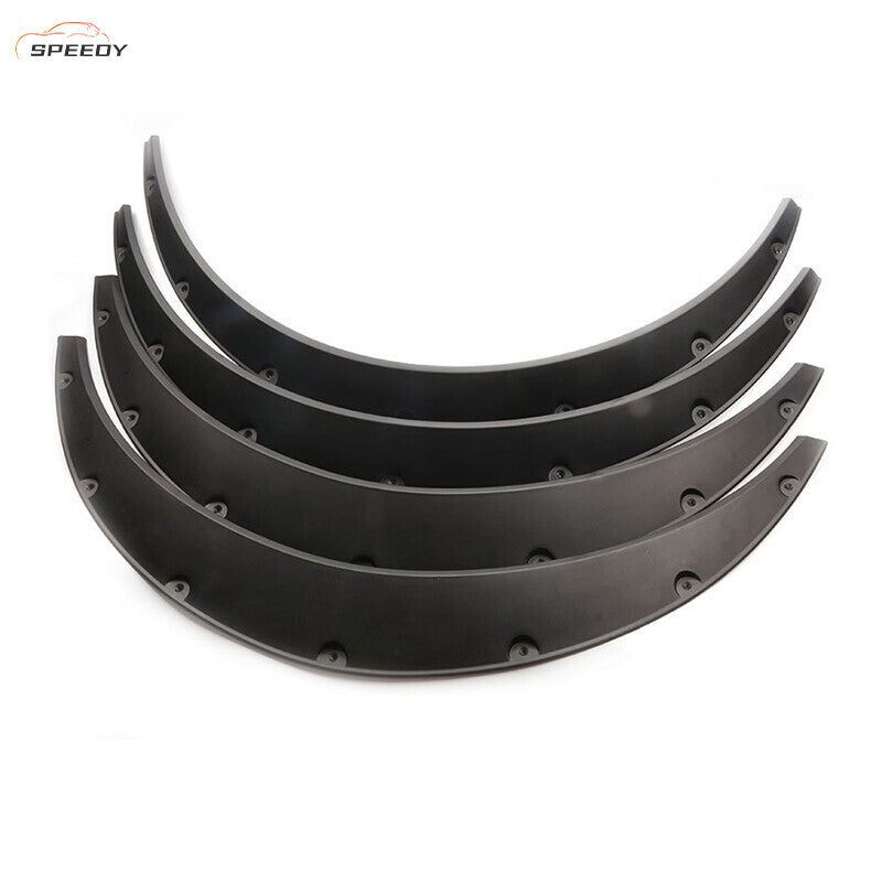 4x Universal Car Truck Wheel Fender Flares Cover Wide body Kit wheel arches