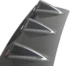 Universal Carbon Look Rear Lower Bumper Diffuser Fin Spoiler Lip Wing Splitter