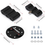 2x Fit For RotopaX Standard Pack Mount RX-DLX-PM Cargo Racks Fuel Gas Can Pack