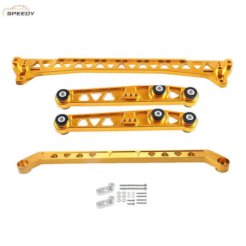 Rear Lower Control Arm Subframe Brace Tie Bar for 92-95 Honda Civic EG 88-95 GD