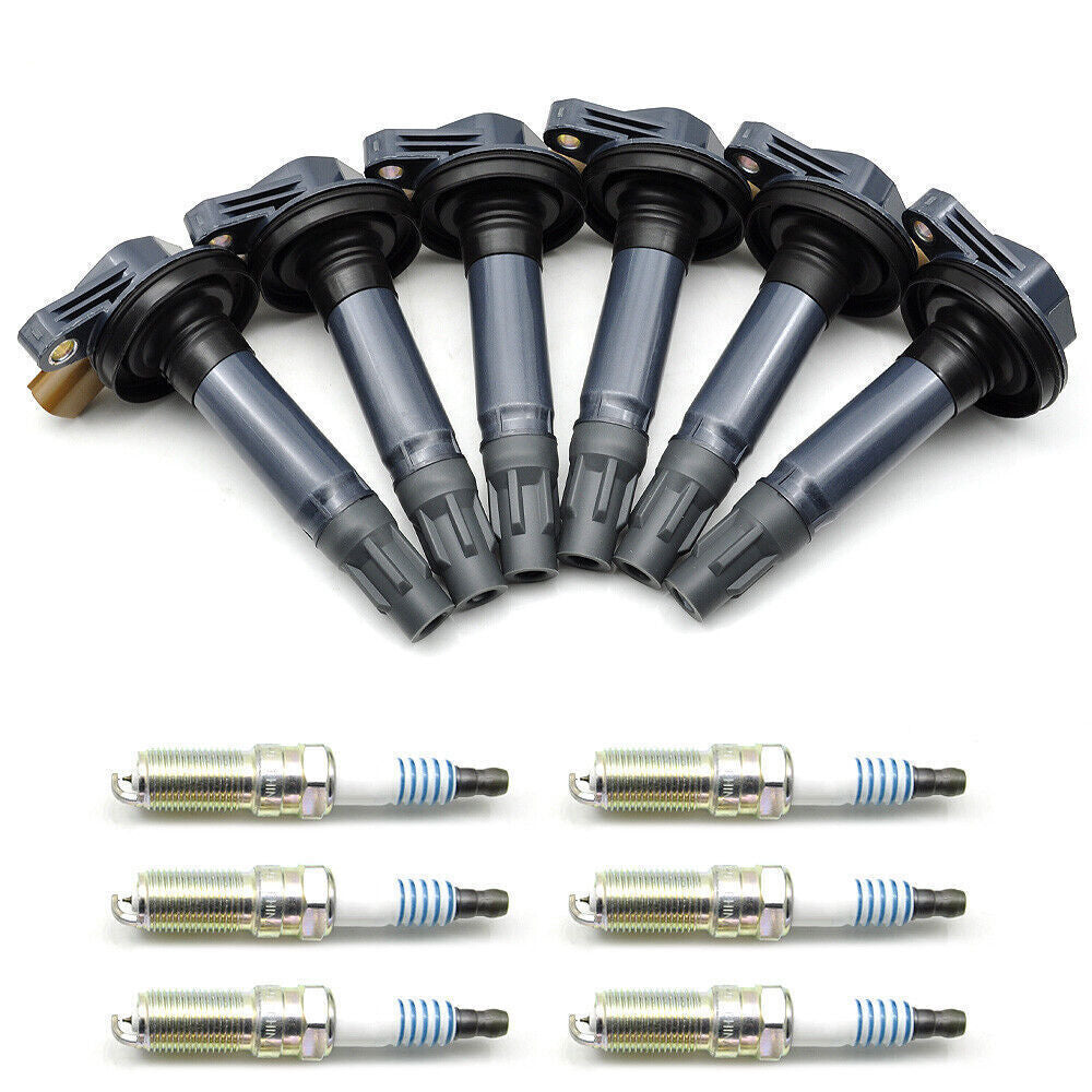 6PCS Ignition Coil UF646 iridium Spark Plug For Ford F-150 Transit Ecoboost 3.5L
