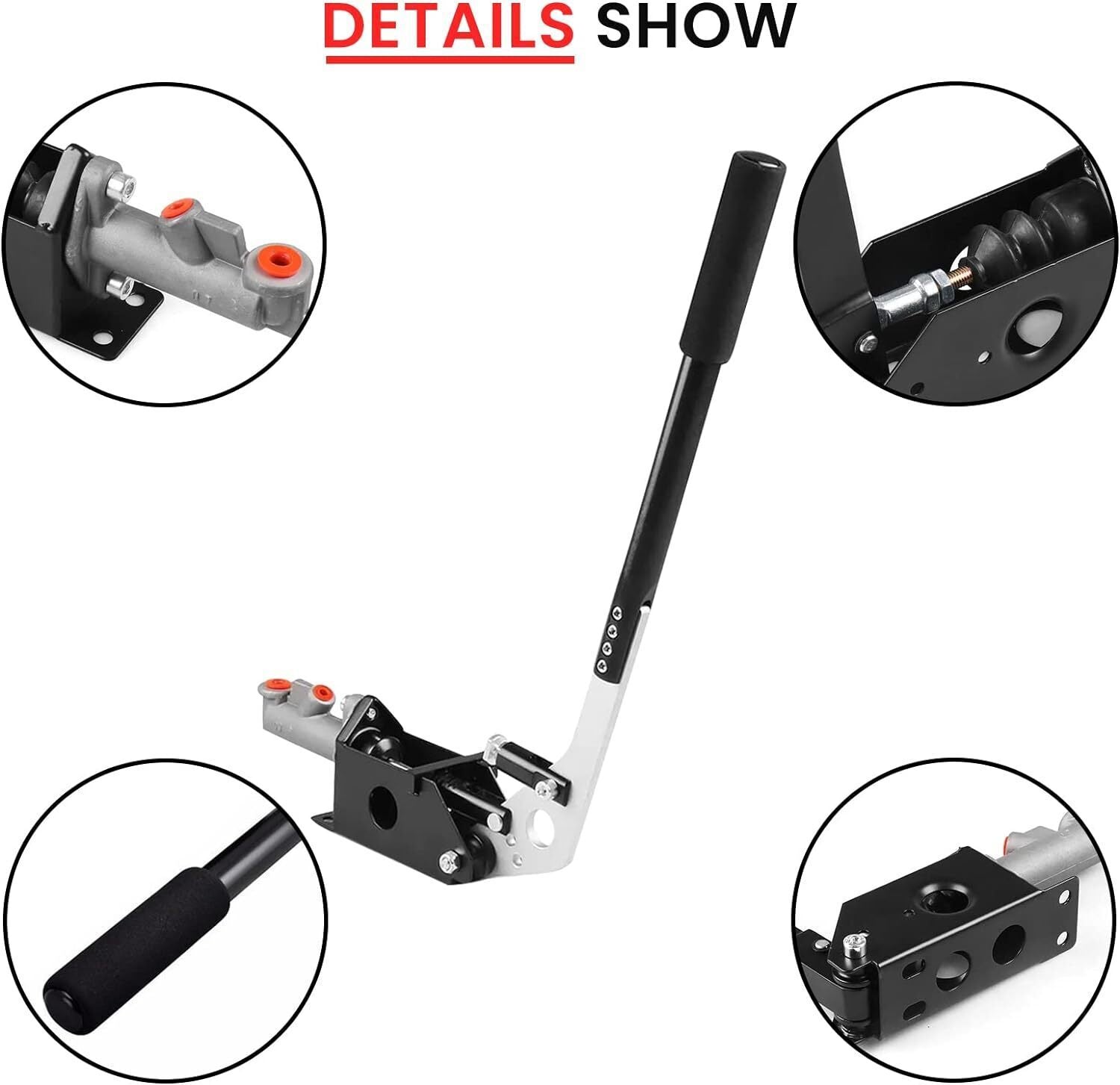 Hydraulic Handbrake Adjustable E Brake Long Lever Handle Universal Hand Lever